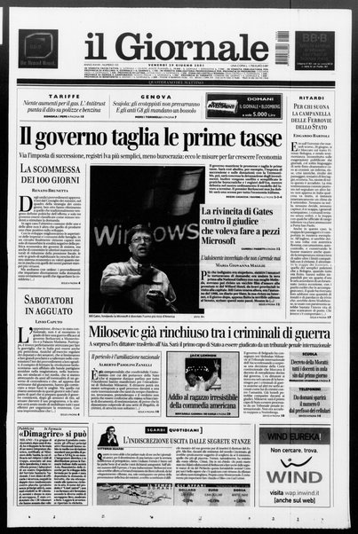 Il giornale : quotidiano del mattino